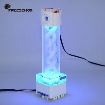 FREEZEMOD компьютерное охлаждение pc water cooler RGB light aura насос резервуар для воды PWM регулятор скорости напора 4 метра расход 800л. PUB-FS6MB