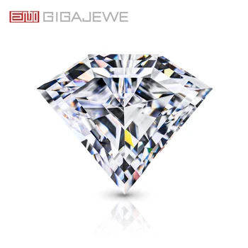 GIGAJEWE Shield Cut Белый D Цвет Муассанит PFL-remium Gems Россыпной Бриллиант, Прошедший тест, Драгоценный камень Для изготовления ювелирных изделий