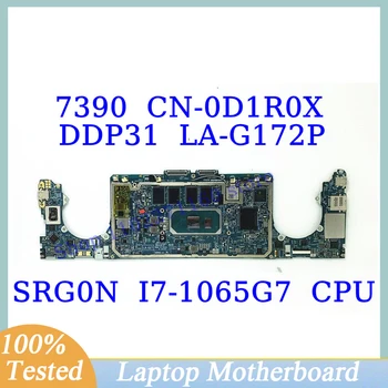 CN-0D1R0X 0D1R0X D1R0X Для DELL 7390 С материнской платой SRG0N I7-1065G7 CPU DDP31 LA-G172P Материнская плата ноутбука 100% Полностью протестирована Хорошо