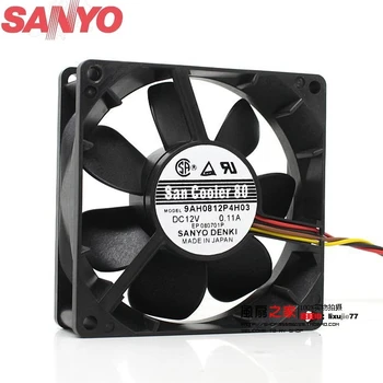 Для Sanyo 9AH0812P4H03 12V 0.11A 8 см 80 мм 8025 Вентилятор с двойным шарикоподшипником PWM интеллектуальный регулятор скорости вентилятора