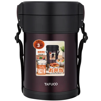 2,0-литровый Вакуумный Термос Tafuco Termos Para Comida Fiambrera Tiffin Lunch Box Производство Изолированного Контейнера для Пищевых продуктов Из Нержавеющей Стали