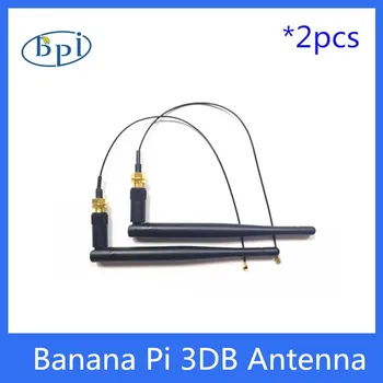 Гибкая антенна Banana Pi 3DB 2,4 ГГц 3DB WiFi Антенна Аксессуар для разработки DIY R1 Плата маршрутизатора 2 шт./лот для BPI