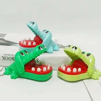 1шт Крокодиловые Зубы Стоматологическая Игра Портативные Забавные Приколы Игрушка Настольные Пальчиковые Игры Ручное Вытягивание Зубов Классическая игрушка для Вечеринки