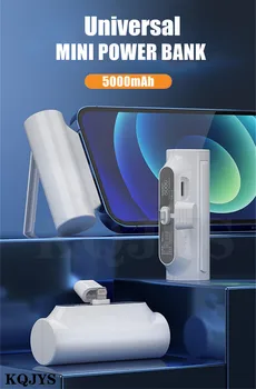 Универсальные ПауэрБанки Портативное Зарядное Устройство Для Samsung OPPO Xiaomi Huawei Внешний Мини-банк питания Зарядное Устройство Для iPhone 11 12 13 14 Pro