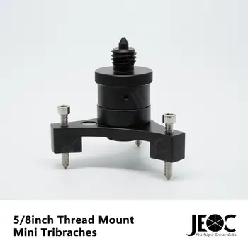JEOC Mini Tribrach с резьбовым креплением 5/8 дюйма, аксессуары для землеустроительного оборудования