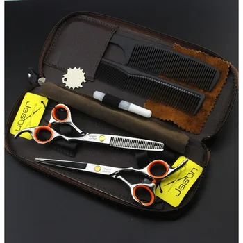Ножницы для волос 6.0 Профессиональные парикмахерские ножницы для филировки парикмахерских ножниц Набор ножниц для стрижки волос 440C Японская Сталь