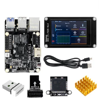 Makerbase MKS PI Board Четырехъядерный 64-битный SOC На борту Работает под управлением Klipper и 3,5/5-дюймового сенсорного экрана для Voron VS Raspberry Pi Board НОВЫЙ