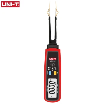UNI-T UT116C SMD Тестер 36 В Измерение напряжения батареи Вращающийся Пинцет Светодиодный Диодный Мультиметр Тестер Резисторов Конденсаторов