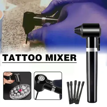 Смеситель цвета татуировки, Вибрирующий Пигмент, Клей для ногтей, Жидкость Для Электрического Смешивания цветов татуировки, Вспомогательный Краситель для Смешивания чернил X0P2