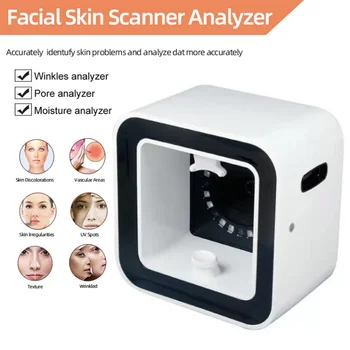 Диагностика кожи Bitmoji Ai Интеллектуальный Детектор лица Сканер-анализатор 3D Magic Mirror Машина для Трехспектрального тестирования и анализа