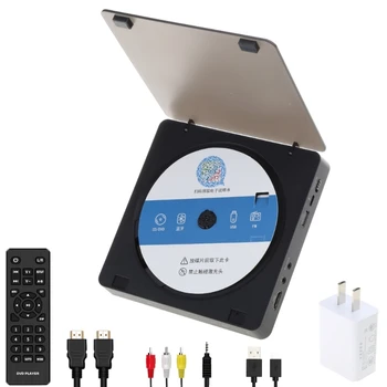 Многофункциональный DVD-плеер Smoother USB Player Perfect Gifts Поддерживает DVD, VCD, MP3, MP4, WMA, AVI E65C