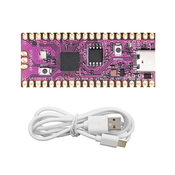 Для Raspberry Picoboot Плата RP2040 Двухъядерный Arm Cortex M0 + Процессор 264 КБ SRAM + 16 МБ Флэш-памяти Плата разработки