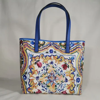 женские сумки 2020, сумка, модные сумки, сумки, сумка с имитацией монограммы, женская сумка из натуральной кожи с цветочным рисунком, женская летняя сумка