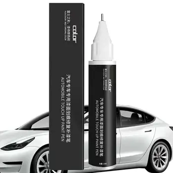 Подходит Для Tesla Model 3 X Y S Car Scratch Remover Малярные Ручки Ручка Для Ремонта автомобильной краски Черный Белый Для Ремонта Кузова автомобиля Tesla Paint Fix
