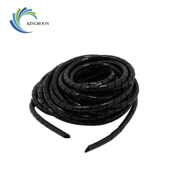 Новый Спиральный кабель С проволочной обмоткой Диаметр трубки 8 мм 12-метровый Полиэтиленовый шнур для управления Деталями 3D-принтера, защитная трубка из полиэтиленовой обмотки