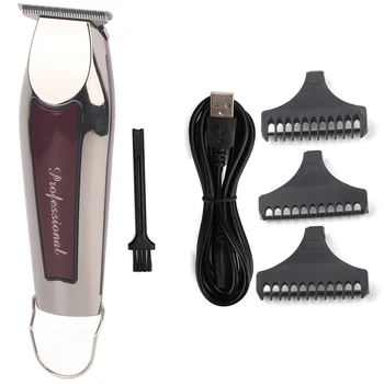 Машинка для Стрижки волос USB Перезаряжаемый Электрический Триммер Для Моделирования Волос, Резьба ShaverUSB