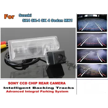 Для Suzuki SX4 SX-4 SX 4 Седан MK1 Автомобильная Интеллектуальная Парковочная Камера/HD Резервная камера Заднего Вида/Камера заднего вида