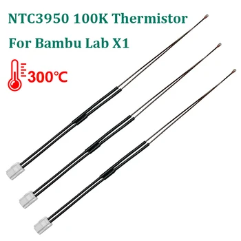 2шт 100 К Ом NTC 3950 Термистор Датчик Температурного Сопротивления 3D Принтер Запчасти 100 мм Линия 100 К Термистор Для Bambu Lab X1