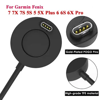 Зарядный кабель для Garmin Vivoactive 3 Зарядное устройство USB-док-станция 945 245 Fenix 7 7X 7S 5S 5 5X Plus 6 6S 6X Pro Smartwatch Plug Cover Чехол