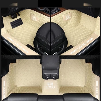 YUCKJU, изготовленный на заказ кожаный автомобильный коврик для Luxgen Всех моделей Luxgen 7 5 U5 SUV, Автостайлинг, Автоаксессуары для стайлинга автомобилей