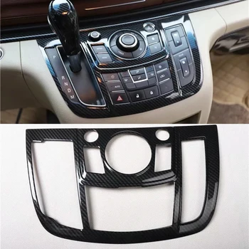 Для Buick GL8 2014-2018, Левый руль, 1 шт., ручка переключения передач из углеродного волокна ABS, наклейка, панель, отделка, Стайлинг Автомобиля