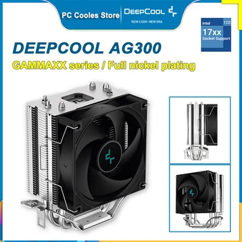 DEEPCOOL GAMMAXX AG300 CPU Air Cooler 3 Тепловые Трубки С Полным Никелированием PWM Охлаждающий Вентилятор Для LGA1700 1200 115X AM4