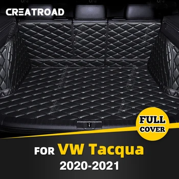 Автоматический Коврик для багажника с полным покрытием Для VOLKSWAGEN VW Tacqua 2020 2021, Накладка для багажника Автомобиля, Аксессуары для защиты салона Грузового лайнера