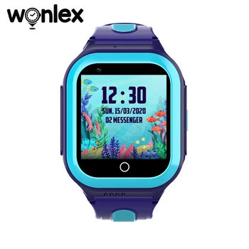 Смарт-часы Wonlex 2023, GPS-трекер для маленьких мальчиков и девочек, Камера для видеозвонков 4G, телефон KT24S, детские умные часы с гео-забором