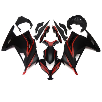 Для KAWASAKI Ninja250 Ninja300 EX250 EX300 2013 2014-2017 Комплект Мотоциклетных Обтекателей ABS Инжекционные Обтекатели Кузова Обвесы
