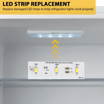 Замена светодиодной ленты для холодильника для замены детали для ремонта холодильника Electrolux ZBE2350HCA SW-BX02B