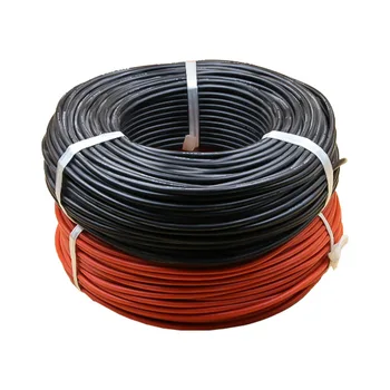 200 Метров Рулона Солнечного кабеля 6 мм2 Сертификация TUV Фотоэлектрические кабели черного и красного цветов