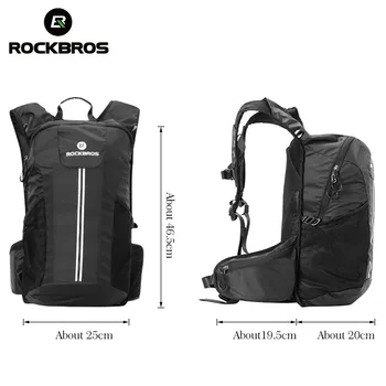 Походные сумки ROCKBROS, Велосипедный рюкзак, Велосипедные Непромокаемые спортивные сумки, Кемпинг, Путешествия на открытом воздухе, Дышащий рюкзак Большой емкости