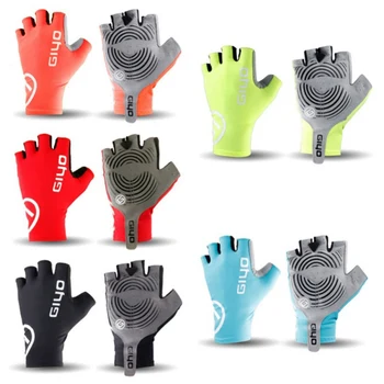 Велосипедные Перчатки Мужские Женские Уличные спортивные перчатки с полупальцами, Гантели, Вращающиеся противоизносные Летние тонкие перчатки для фитнеса