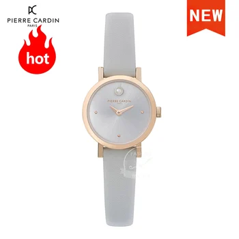 Часы французского бренда Pierre Cardin для женщин с простым ремешком и большим циферблатом, доступные цены, лучший выбор для подарков