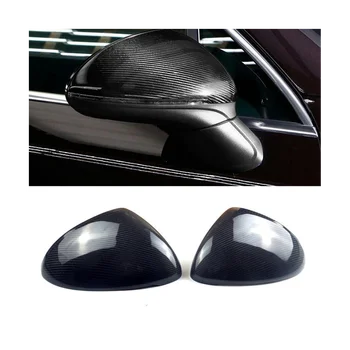 Чехол для бокового зеркала заднего вида из настоящего углеродного волокна для 2015-2017 Porsche Cayenne, чехол для заднего вида, крышка