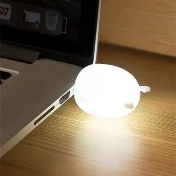 Мини USB Светодиодный Ночник USB-Штекер Лампа Мультяшное Украшение Настольная лампа для детей Power Bank Зарядка Мини-Олень Спящий Ночник