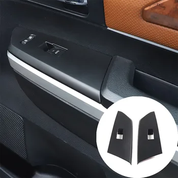 Для Toyota Tundra 2014-2021 ABS Автомобильное Стекло Подъемная Рамка Крышка Декоративная Наклейка Аксессуары Для Модификации интерьера