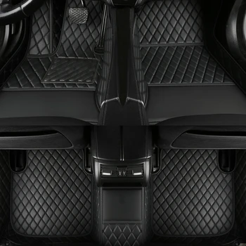 Индивидуальные Автомобильные коврики для Volkswagen Vw Golf Variant 2008-2011 года выпуска, аксессуары для салона автомобиля, ковер из искусственной кожи
