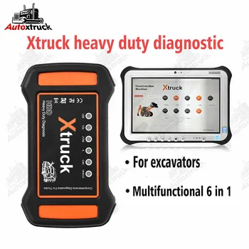 Диагностические инструменты Xtruck Y009 Многофункциональный 6 в 1 адаптер для сканера экскаватора строительной техники OBD2