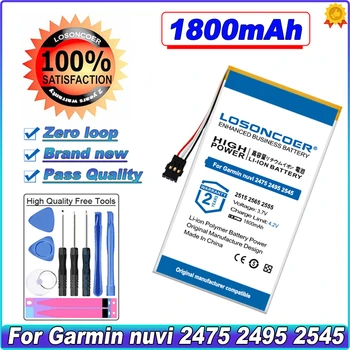 LOSONCOER 1800 мАч Аккумулятор для Garmin nuvi 2475 2495 2545 2515 2565 2555 2595 GPS аккумуляторы