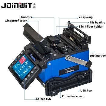 Бесплатная Доставка JoinWit JW4106M Устройство Для Сращивания оптического волокна FTTH Сращивающая Машина Jilong качество