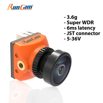 RunCam Racer Nano 2 FPV Водонепроницаемая Камера CMOS OSD 1000TVL Super WDR 6 мс с низкой Задержкой Управления Жестами для Гоночного Дрона
