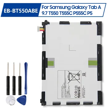 Сменный Аккумулятор EB-BT550ABA EB-BT550ABE Для Samsung GALAXY TabA 9.7 T550 T555C P555C P550 Аккумуляторная Батарея 6000 мАч