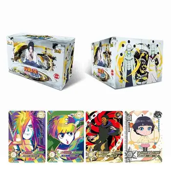 4 КОРОБКИ Коллекционных карточек Naruto Tier 5 Wave 4 Booster 20 упаковок 100 карточек Kayou Аниме Игральные карты Игра Cartas Подарок