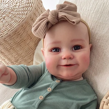 60 см Высококачественная реалистичная детская кукла Maddie Baby Reborn для малышей, популярная кукла для девочек, мягкое тело для Объятий