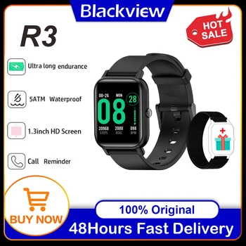 Blackview R3 Смарт-часы Мужские, для фитнеса, для измерения уровня кислорода в крови, сердечного ритма, сна, водонепроницаемые, совместимые с iPhone Samsung