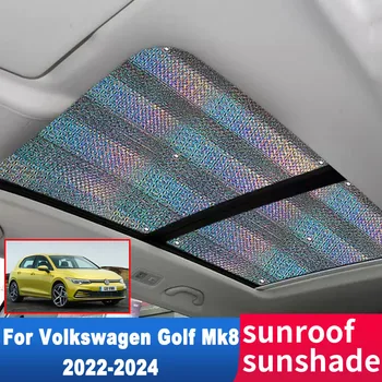 Автомобильный Люк Солнцезащитный Козырек для Volkswagen VW 8 MK8 2024 2023 2022 Автоаксессуары Солнцезащитный Крем на Крышу Теплоизоляция Анти-УФ Ветровое стекло