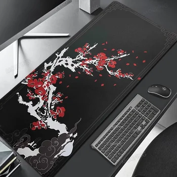 Японский Коврик для мыши с красной вишней, настольные ноутбуки, коврик для мыши 