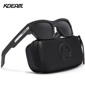 KDEAM Поляризованные солнцезащитные очки для спортивной рыбалки и вождения с защитой от ультрафиолета, Солнцезащитные очки для мужчин, Прочные Баковые петли CE