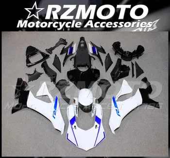Новый комплект обтекателей для мотоциклов ABS, пригодный для YAMAHA YZF -R1 R1m 2015 2016 2017 2018 2019 15 16 17 18 19 Комплект кузова Белый Черный